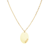 Halskette Your Flower - vergoldet - Gänseblümchen - April