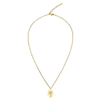 Halskette Your Flower - vergoldet - Gänseblümchen - April