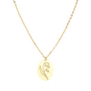 Halskette Your Flower - vergoldet - Maiglöckchen - Mai