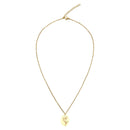 Halskette Your Flower - vergoldet - Mohnblume - August