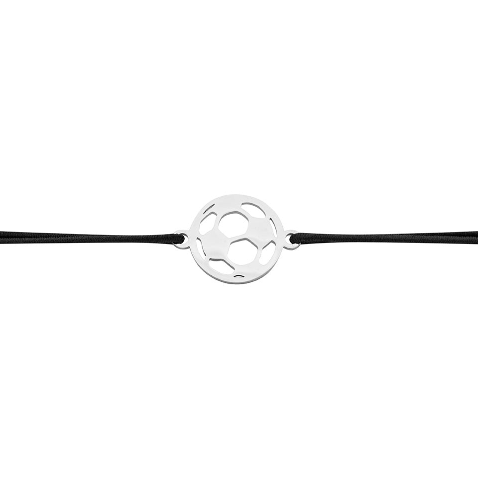 Armband - „little companion“ - Edelstahl - Fußball