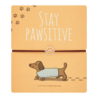 Armband - „little companion“ - Edelstahl - Pfote