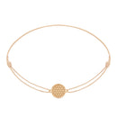 Armband - „little companion“ - rosévergoldet - Blume des Lebens