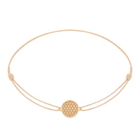 Armband - „little companion“ - rosévergoldet - Blume des Lebens