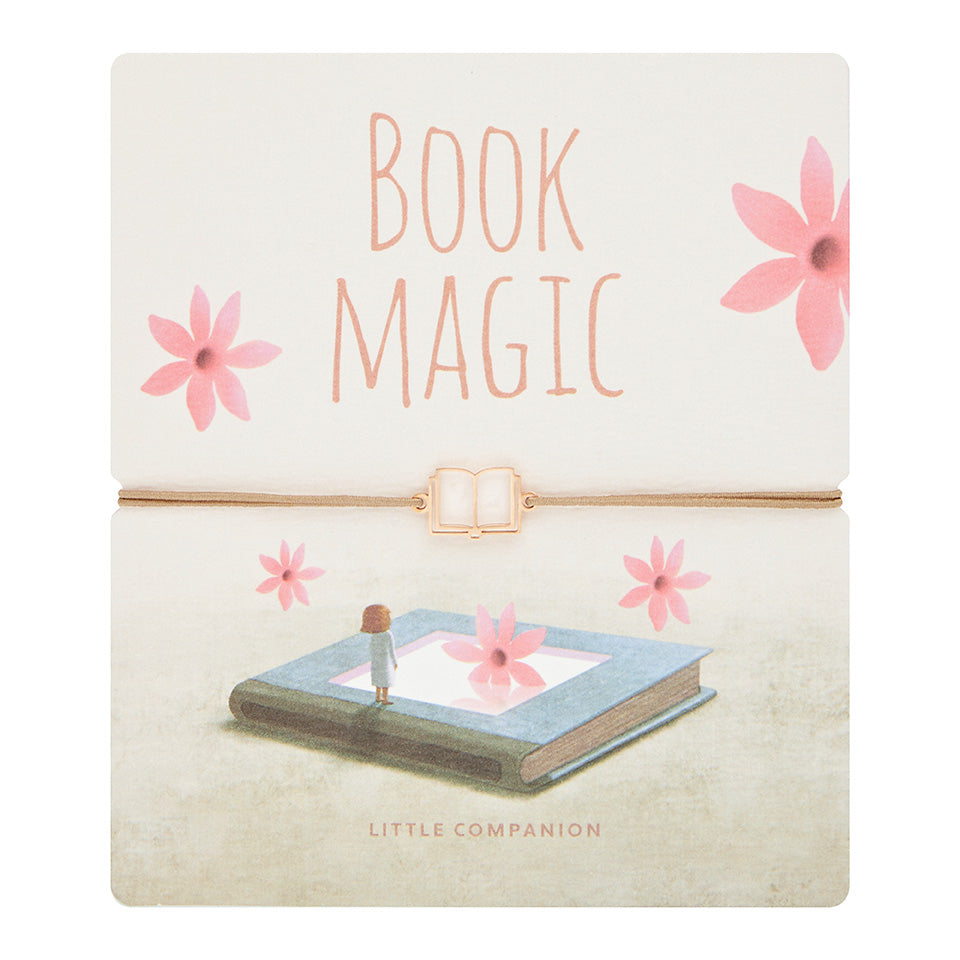 Armband - „little companion“ - rosévergoldet - Buch