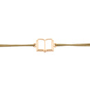 Armband - „little companion“ - rosévergoldet - Buch