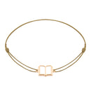 Armband - „little companion“ - rosévergoldet - Buch