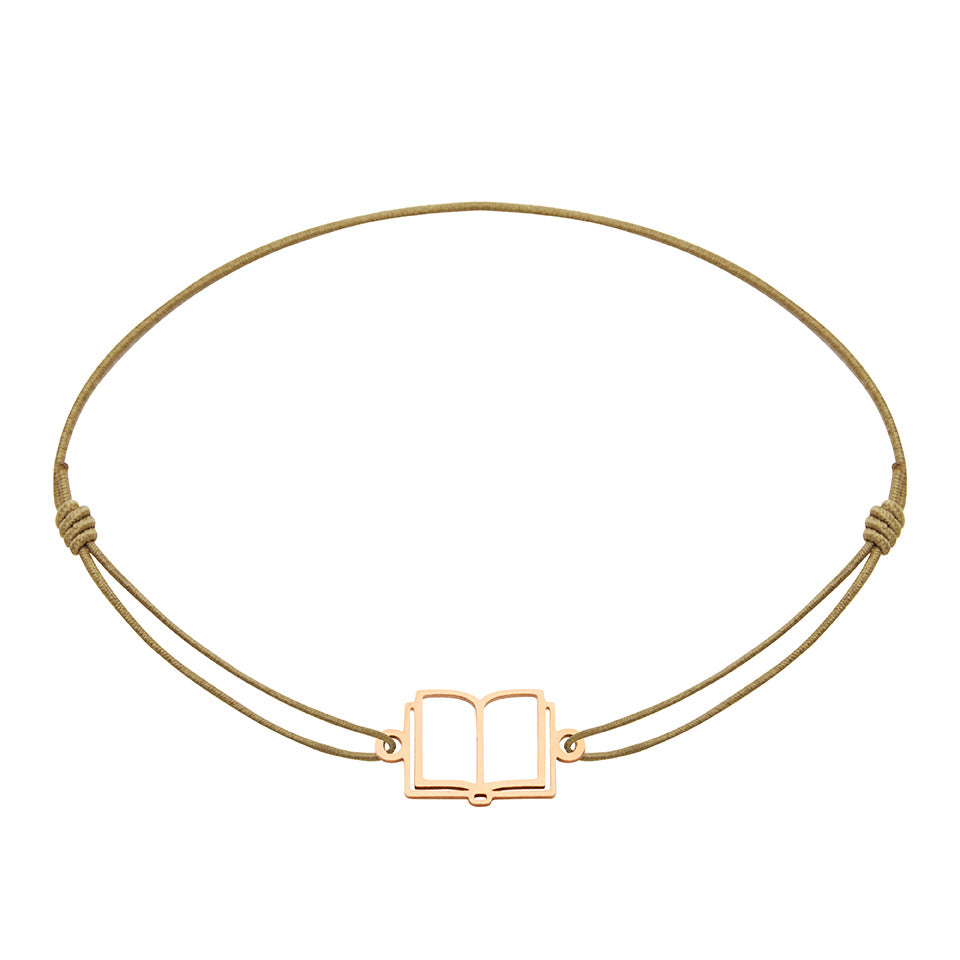 Armband - „little companion“ - rosévergoldet - Buch