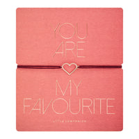 Armband - „little companion“ - rosévergoldet - Herz