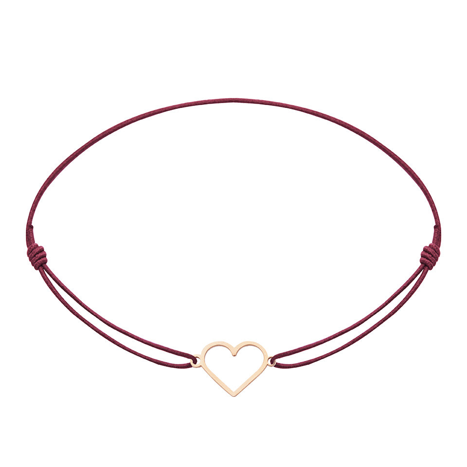 Armband - „little companion“ - rosévergoldet - Herz