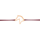 Armband - „little companion“ - rosévergoldet - Pferd