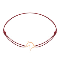 Armband - „little companion“ - rosévergoldet - Pferd