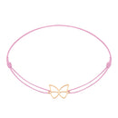 Armband - „little companion“ - rosévergoldet - Schmetterling