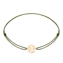 Armband - „little companion“ - rosévergoldet - Weltkugel