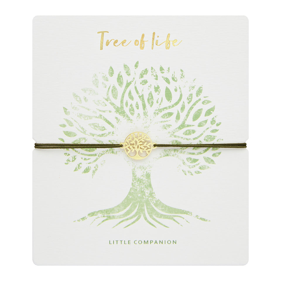 Armband - „little companion“ - vergoldet - Baum des Lebens