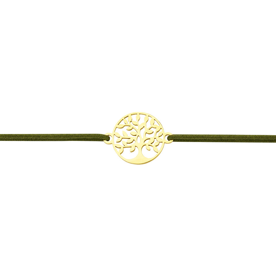 Armband - „little companion“ - vergoldet - Baum des Lebens