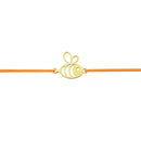 Armband - „little companion“ - vergoldet - Biene