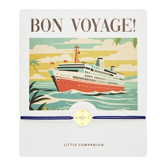 Armband - „little companion“ - vergoldet - Kompass