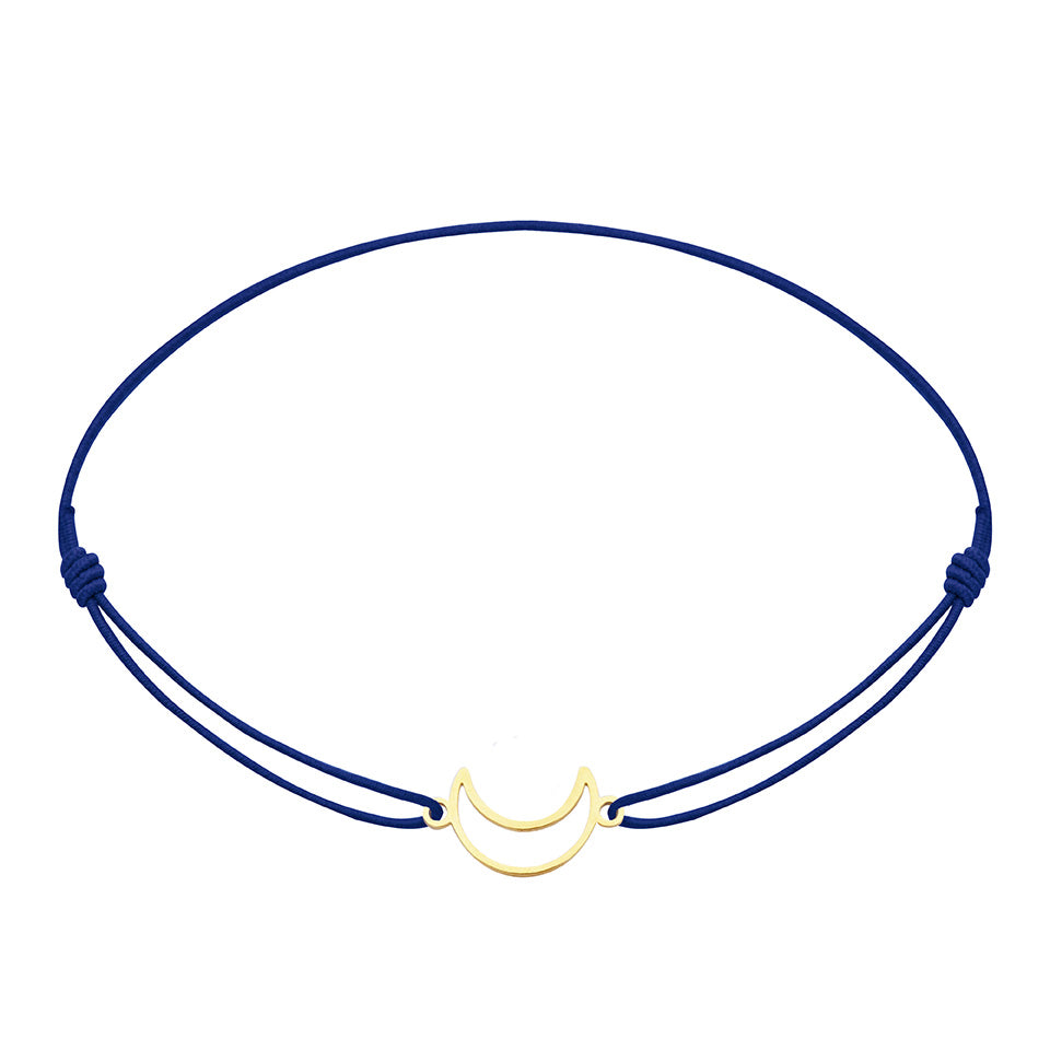 Armband - „little companion“ - vergoldet - Mond