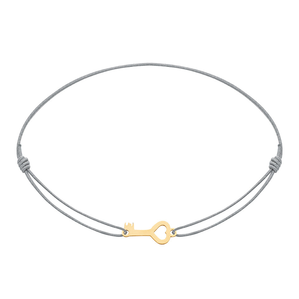 Armband - „little companion“ - vergoldet - Schlüssel