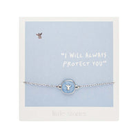 Armband - "little stories" - silberfarben - Engel
