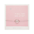 Armband - "little stories" - silberfarben - Herz