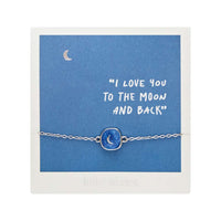 Armband - "little stories" - silberfarben - Mond