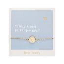 Armband - "little stories" - goldfarben - Engel