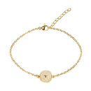 Armband - "little stories" - goldfarben - Engel