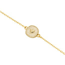 Armband - "little stories" - goldfarben - Herz