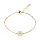 Armband - "little stories" - goldfarben - Herz