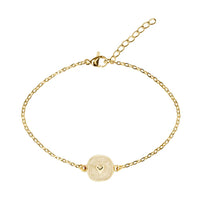 Armband - "little stories" - goldfarben - Herz