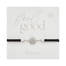Armband - "feel good" - Edelstahl - Blume