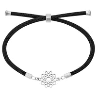 Armband - "feel good" - Edelstahl - Blume