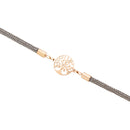 Armband - "feel good" - Edelstahl rosévergoldet - Baum des Lebens