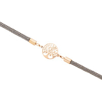 Armband - "feel good" - Edelstahl rosévergoldet - Baum des Lebens