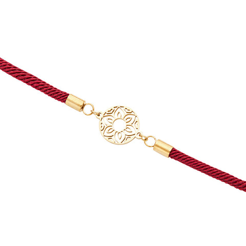 Armband - "feel good" - Edelstahl vergoldet - Mandala der Liebe