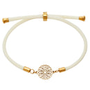 Armband - "feel good" - Edelstahl vergoldet - Mandala des Glücks