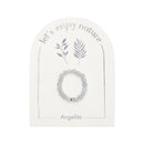 Ring - "let's enjoy nature" - Angelit - Edelstahl