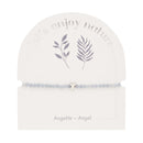 Armband - "let's enjoy nature" - Angelit - Edelstahl - Engel
