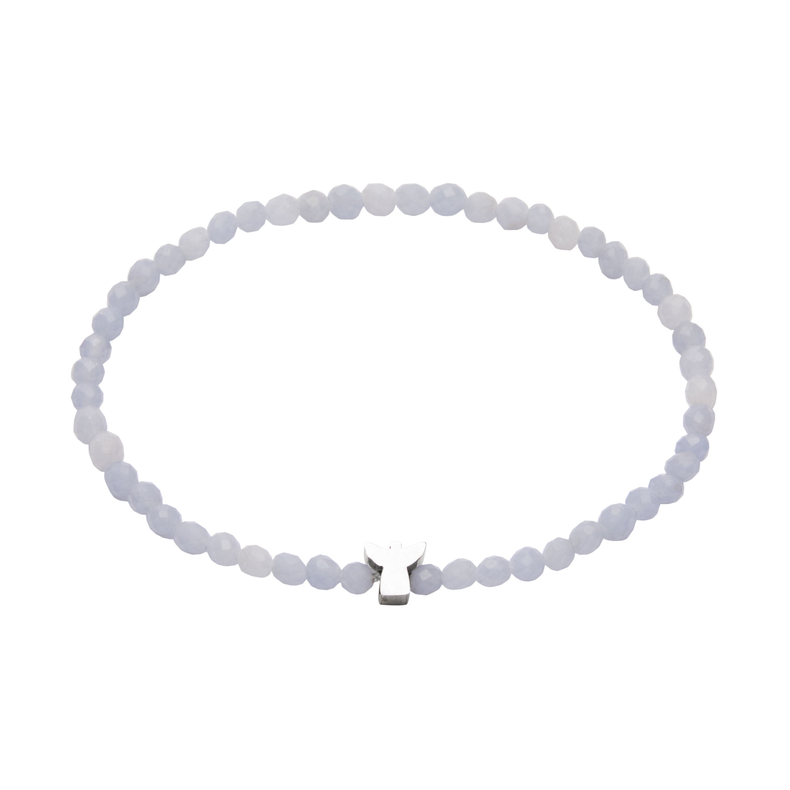 Armband - "let's enjoy nature" - Angelit - Edelstahl - Engel