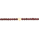 Armband - "let's enjoy nature" - Rhodolith - vergoldet - Herz