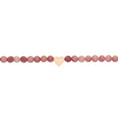Armband - "let's enjoy nature" - Thulit - rosévergoldet - Herz