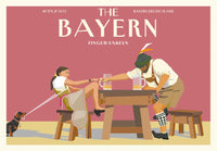 Postkarte: The Bayern - Fingerhakeln