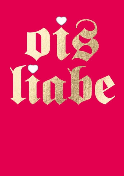 Postkarte Bayern - Ois liabe