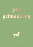 Postkarte Bayern - Ois guade zum Gebuadsdog  Dackel