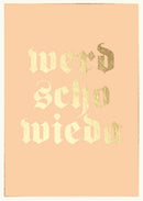 Postkarte Bayern - werd scho wieda
