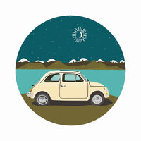 Magnet Auto im Mondschein