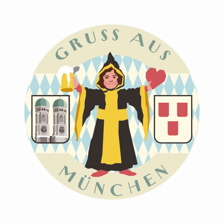 Magnet Münchner Kindl + Frauenkirche