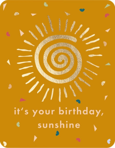 Postkarte - Green Wave - It's your birthday sunshine